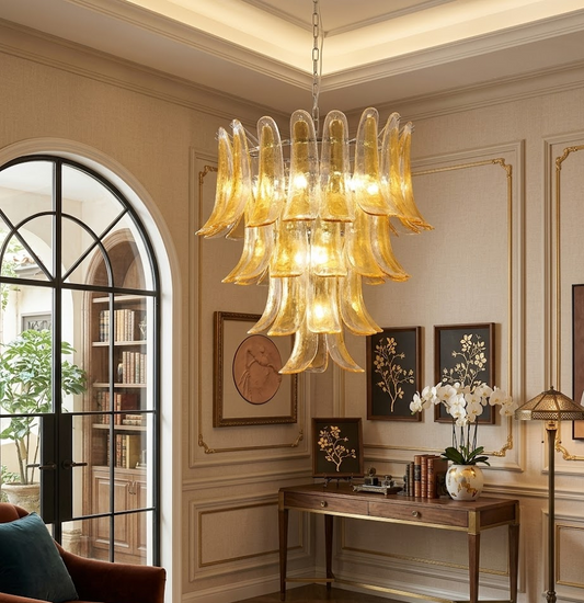 Murano Petal Chandelier