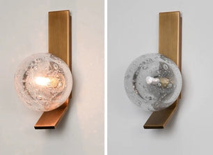 Bolla Bubble Glass Wall Sconce