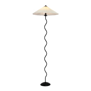 Wiggly Pleated Floor Lamp