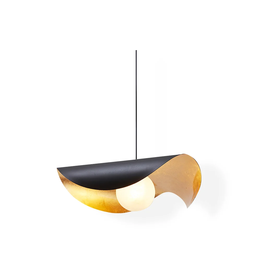 Curved Shell Pendant Light