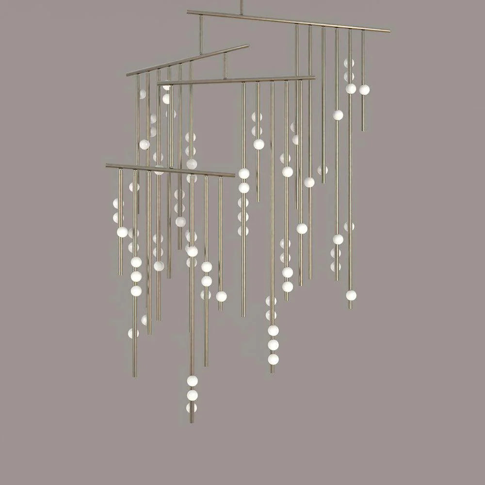 Luminous Cascade Chandelier