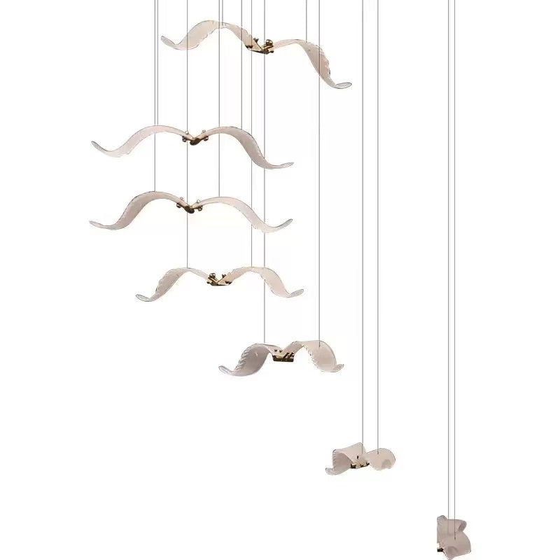 Large Seagull Chandelier