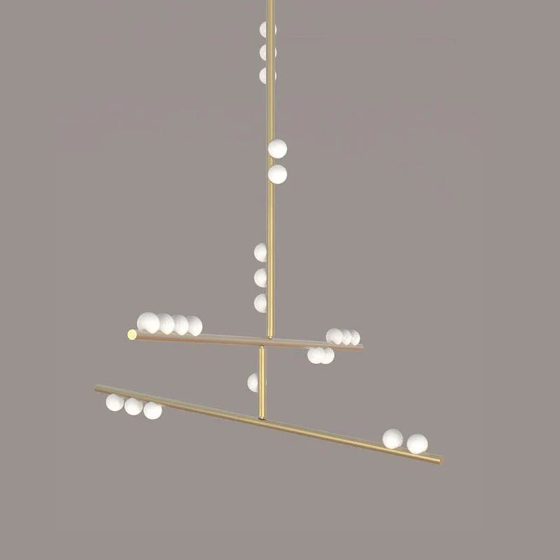 Luminous Cascade Chandelier