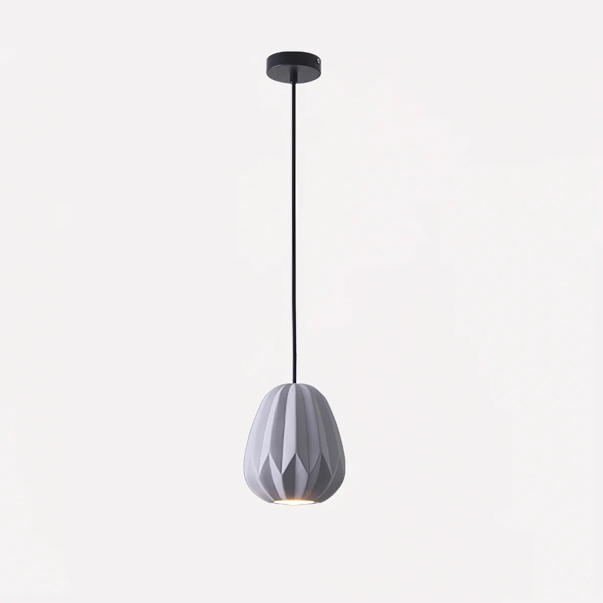 Papaya Resin Pendant Lamp