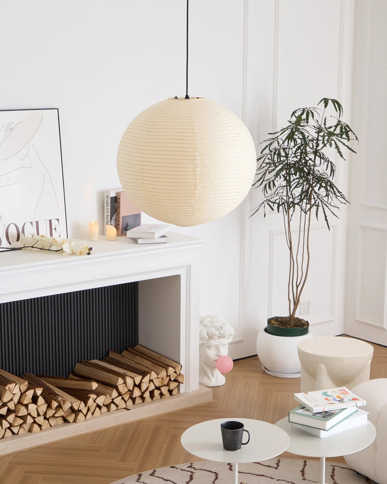 Washi Paper A Pendant Lamp