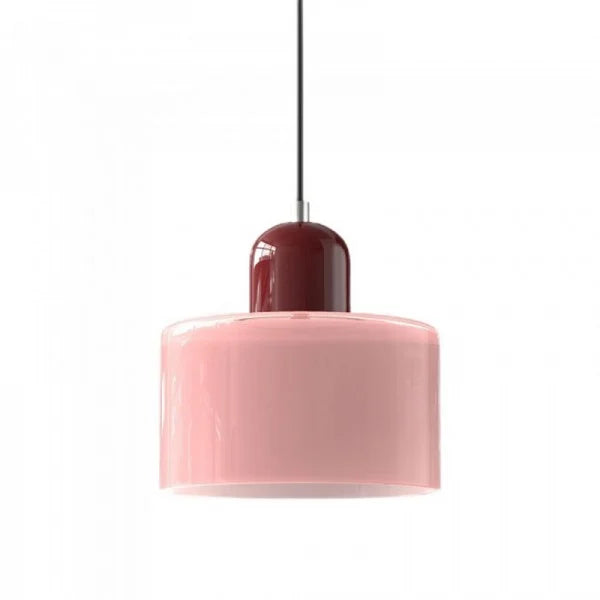 Nordic Morandi Cylinder Glass Pendant Light S66