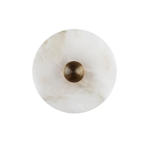 Round Alabaster Wall Lamp