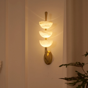 Faux Alabaster Wall Sconce