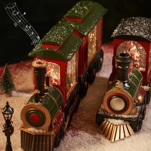 Santa Claus Train Ornamente