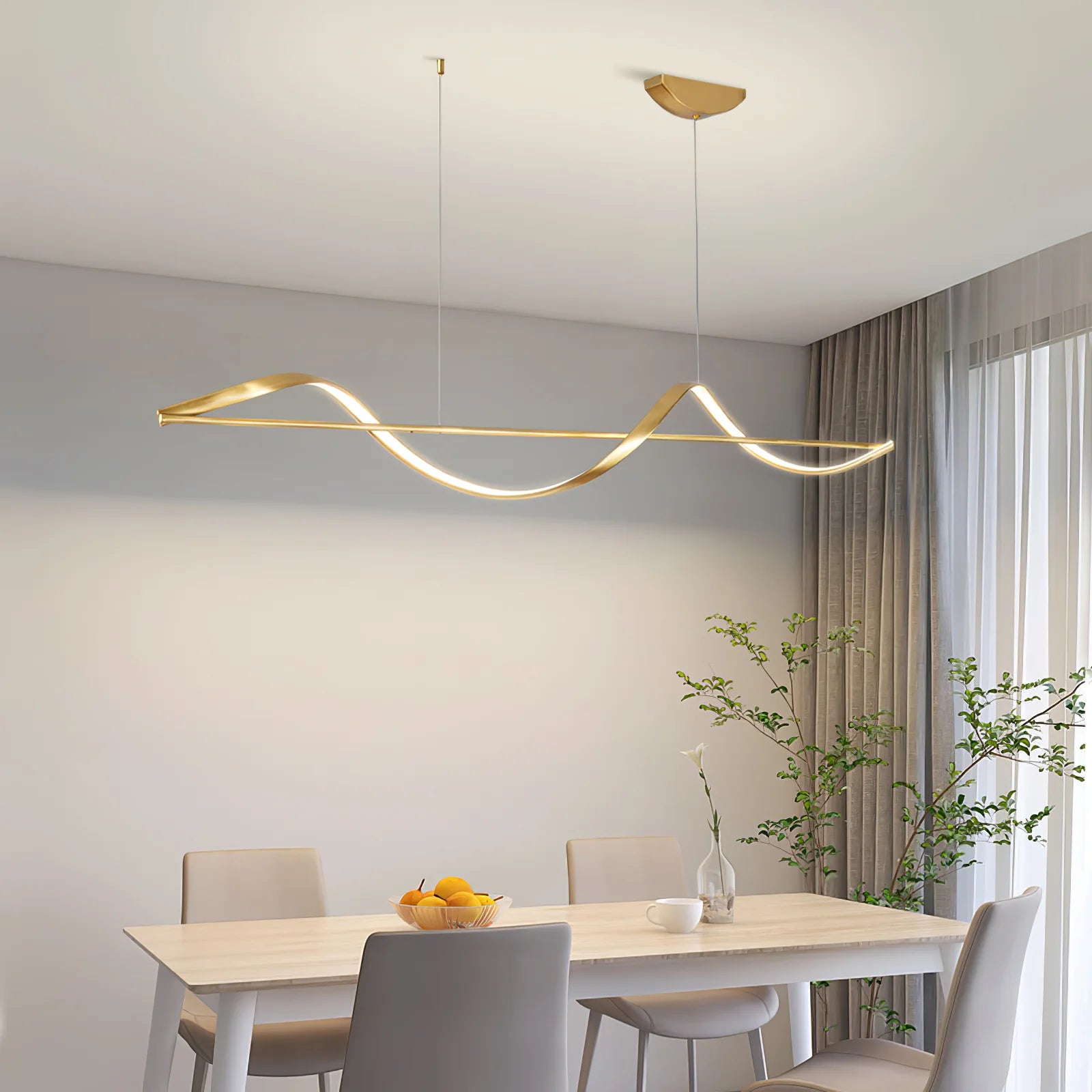 Whisper Linear Island Chandelier