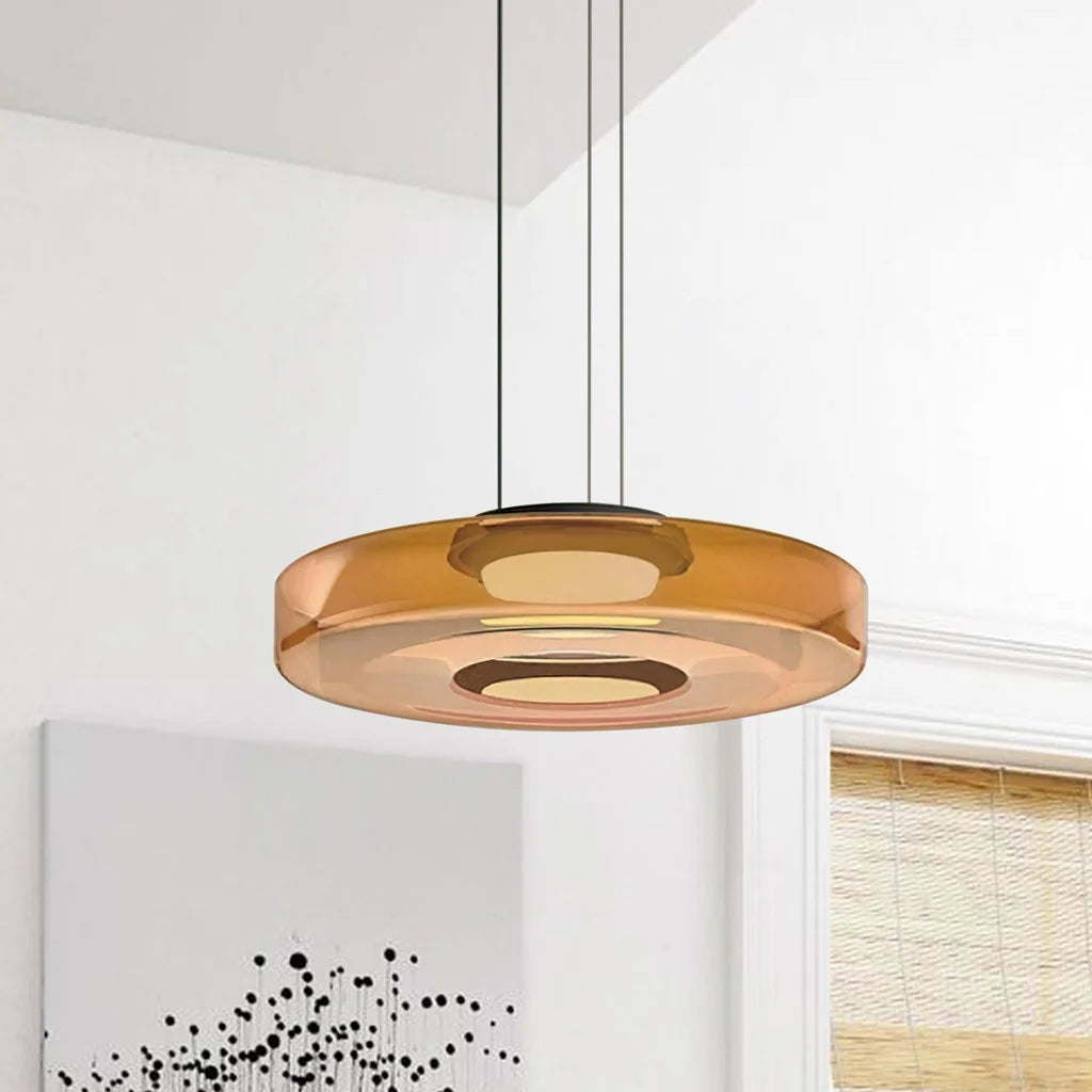Nordic postmodern creative glass pendant light