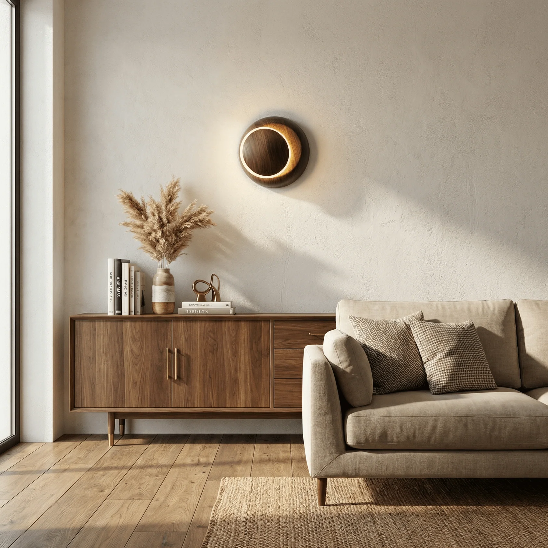 The Kyoto Timber Sphere Sconce