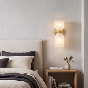 Tulipano Up Down Glass Wall Sconce