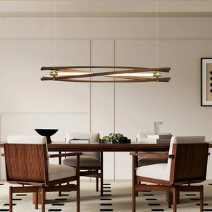 Axis Wood Chandelier