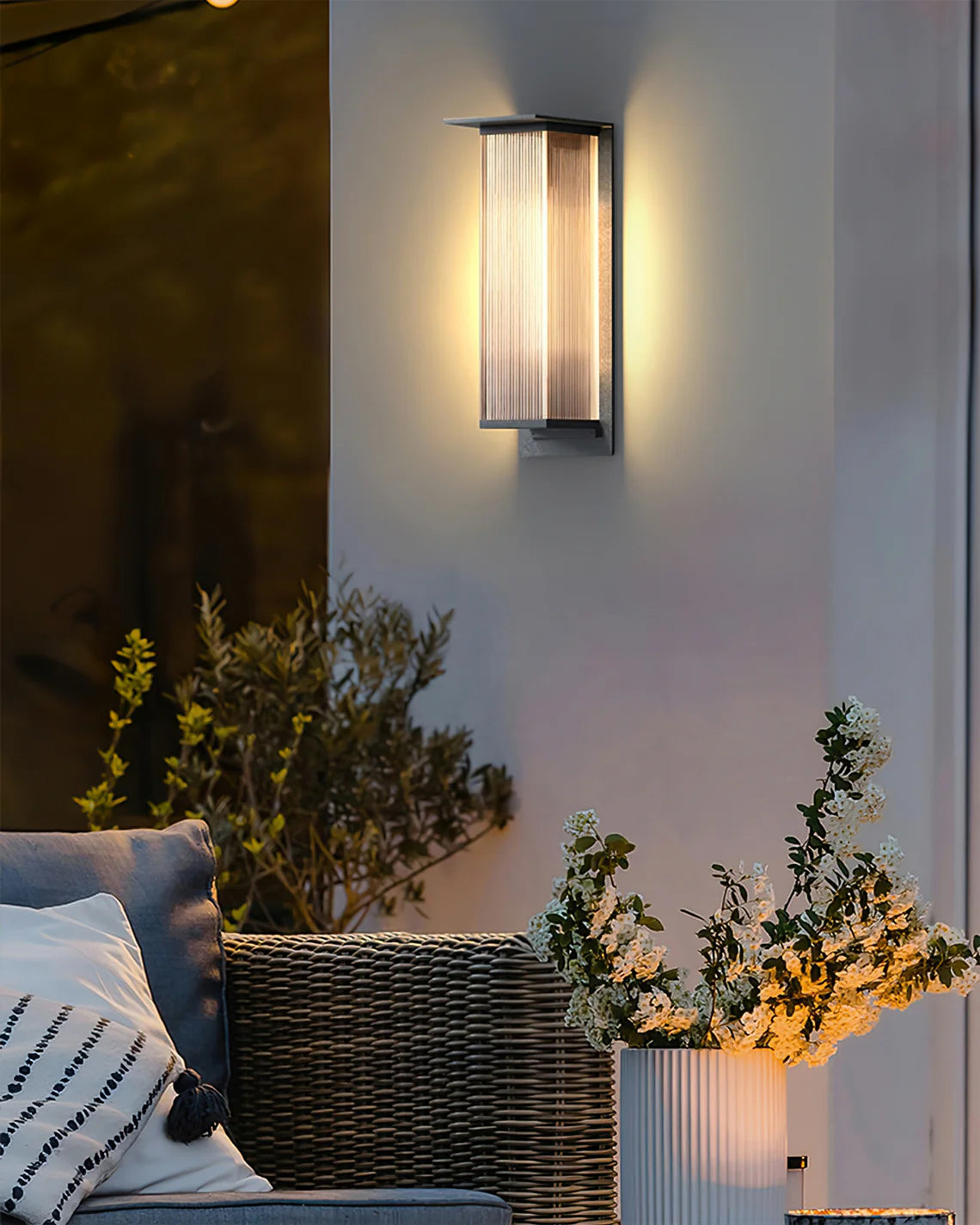 Oleron Box Outdoor Wall Light