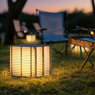 Dojo Lantern Outdoor Lamp With Solar Panel
