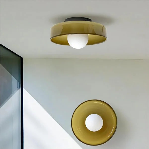 Modern Round Flush Mount Morandi Ceiling Light S80