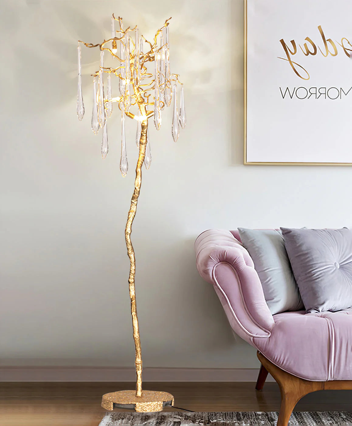 Aqua Babylonica Floor Lamp