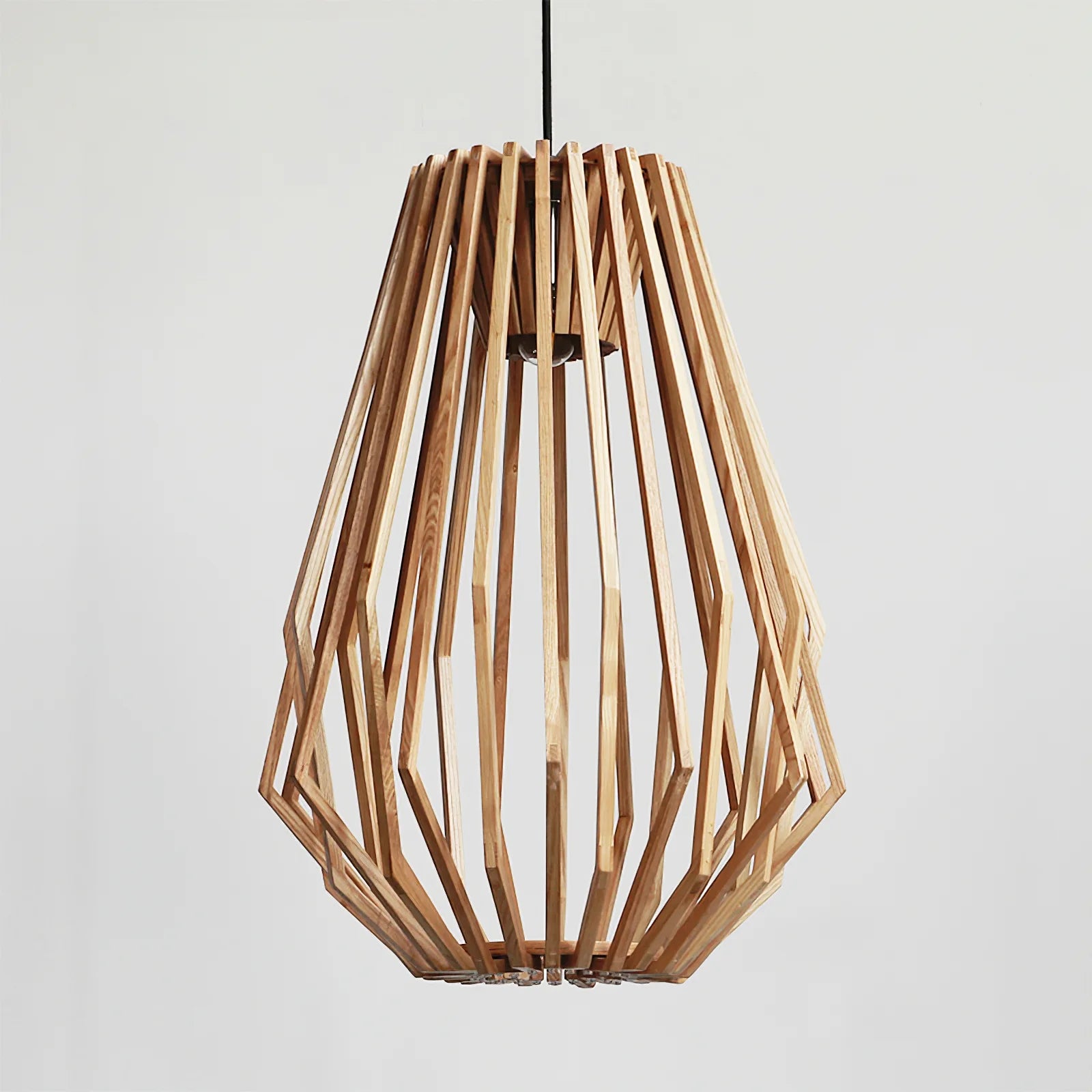 Wood Cage Pendant Lamp