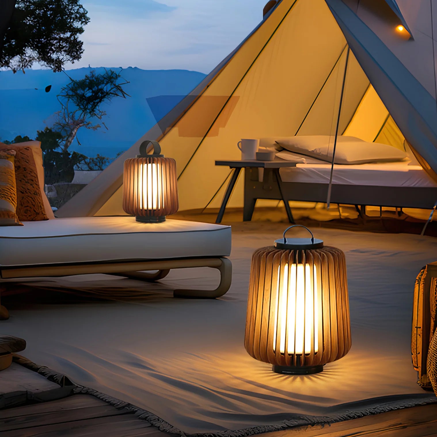 Legno Outdoor Table Lamp