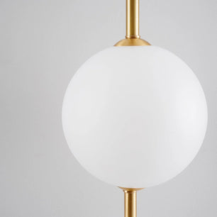 Vertical Globe Plug In Wall Lamp