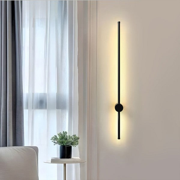 Industrial Black Linear LED Dimmable Wall Light S76