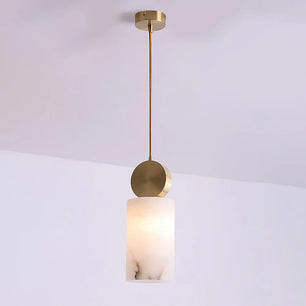 Etruscan Alabaster Pendant Light