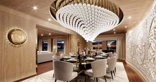 Pearl Wave Bespoke Chandelier