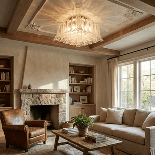 Celine Fluted Ceiling Light