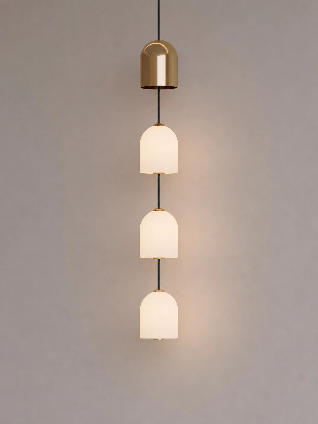 Perla Stacked Glass Pendant Light