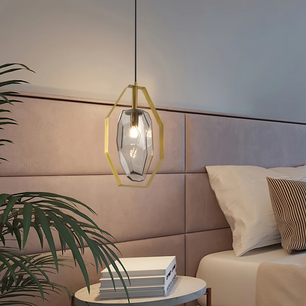 Faceted Gem Pendant Light