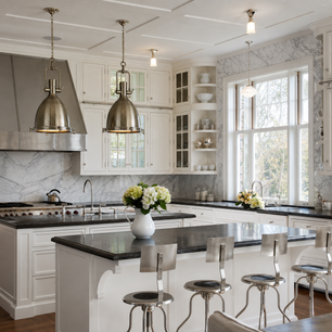 Industrial Nautical Dome Pendant Light