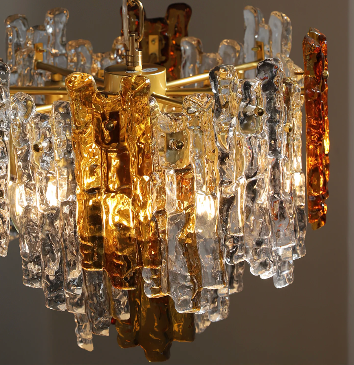 Ice Glass Chandelier