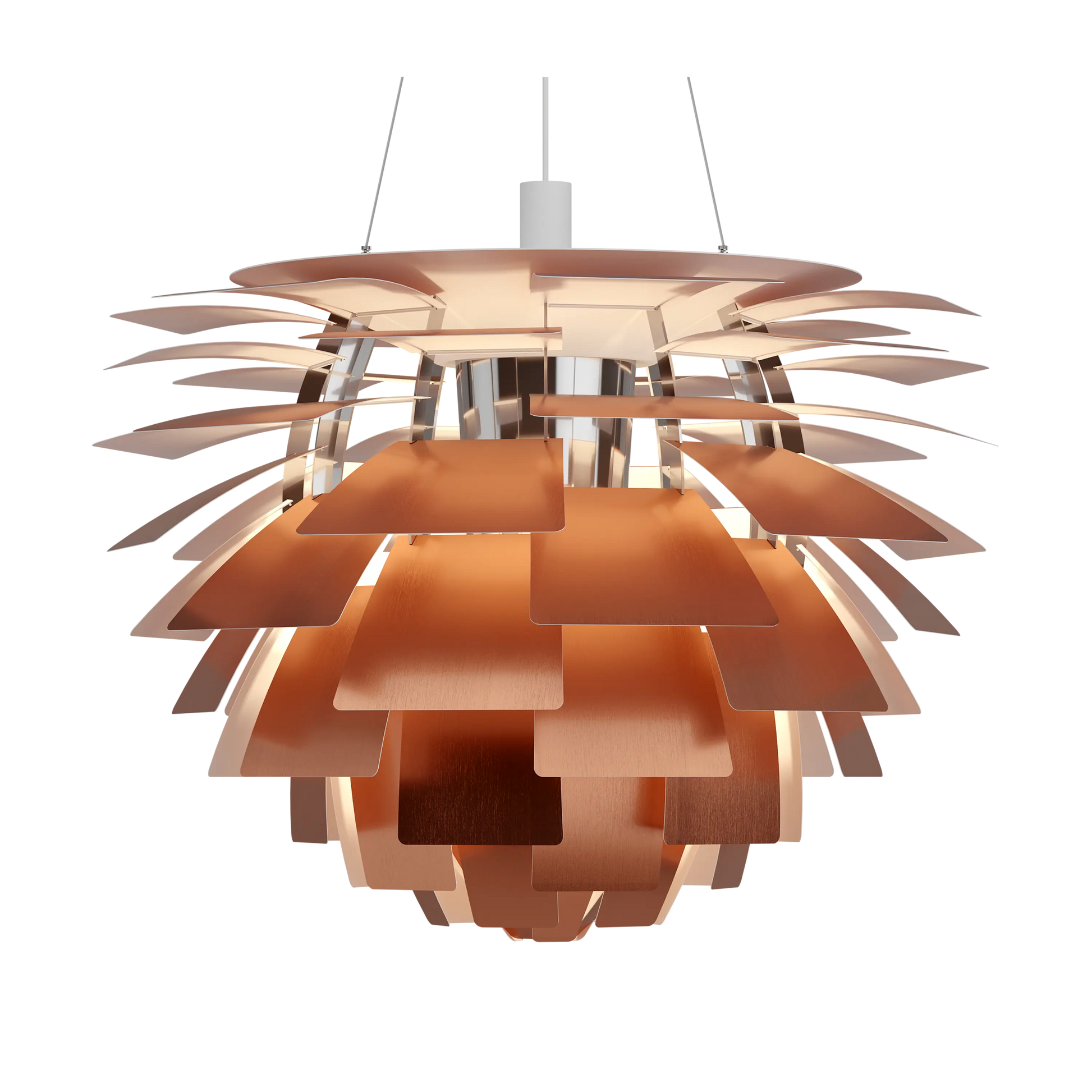 PH Artichoke Copper chandelier 33.1 inch from Malane Lighting
