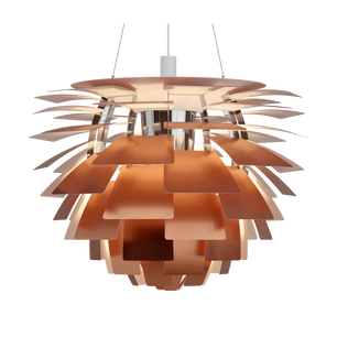 PH Artichoke Copper chandelier 33.1 inch from Malane Lighting