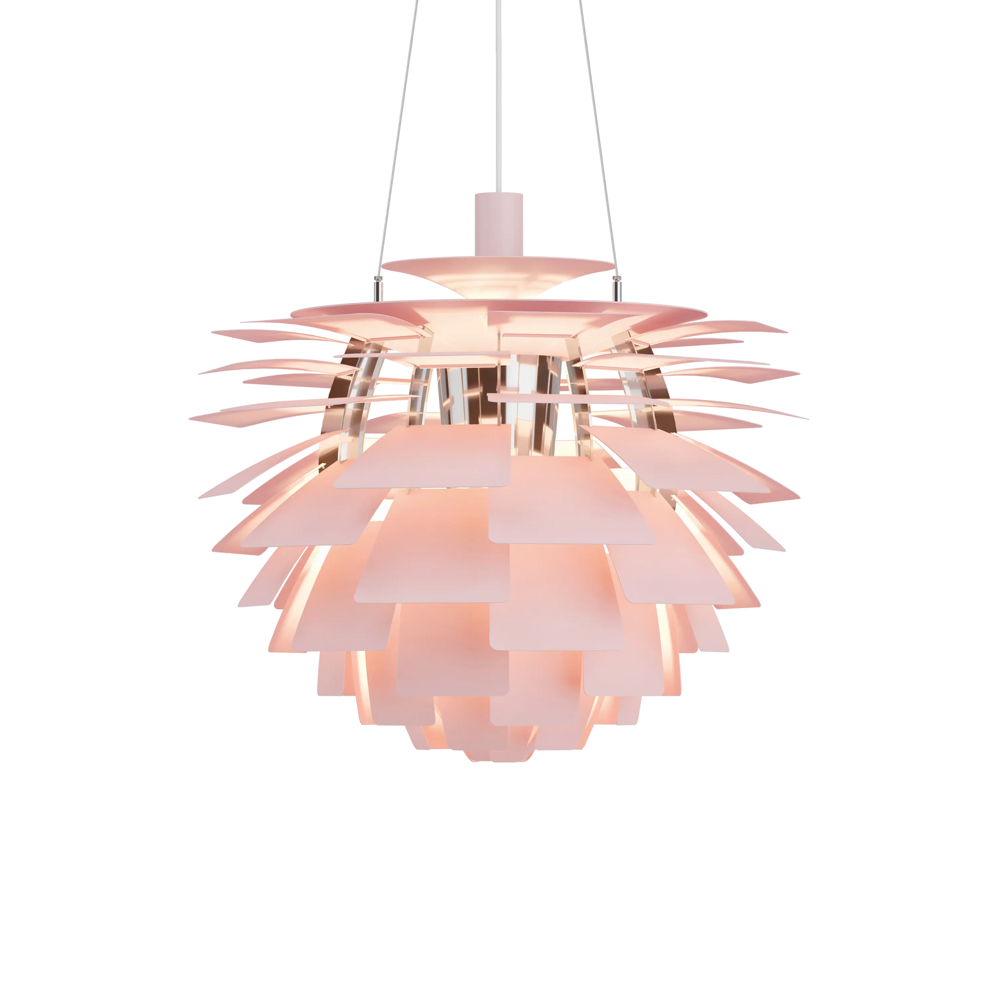 PH Artichoke Pale rose chandelier 23.6 inch from Malane Lighting