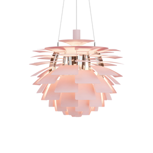 PH Artichoke Pale rose chandelier 23.6 inch from Malane Lighting