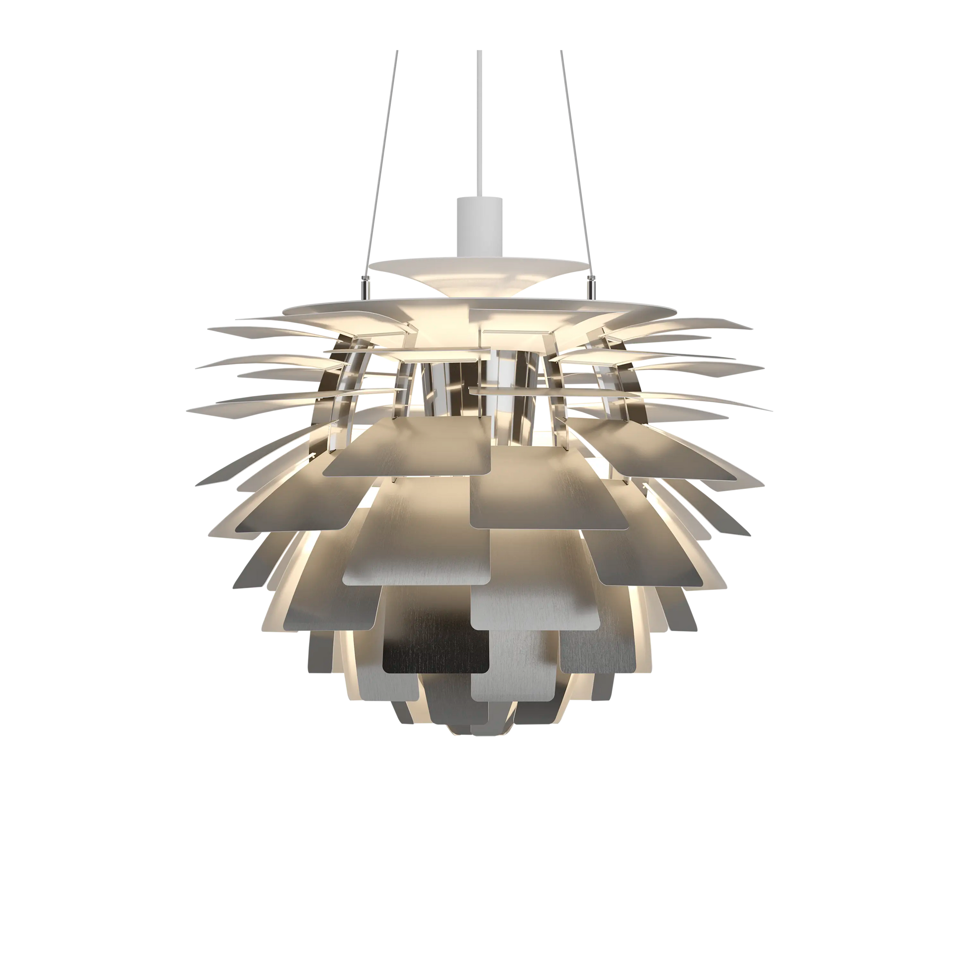 PH Artichoke Stainless Steel chandelier 23.6 inch from Malane Lighting