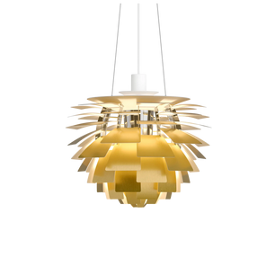 PH Artichoke Brass chandelier 18.9 inch from Malane Lighting