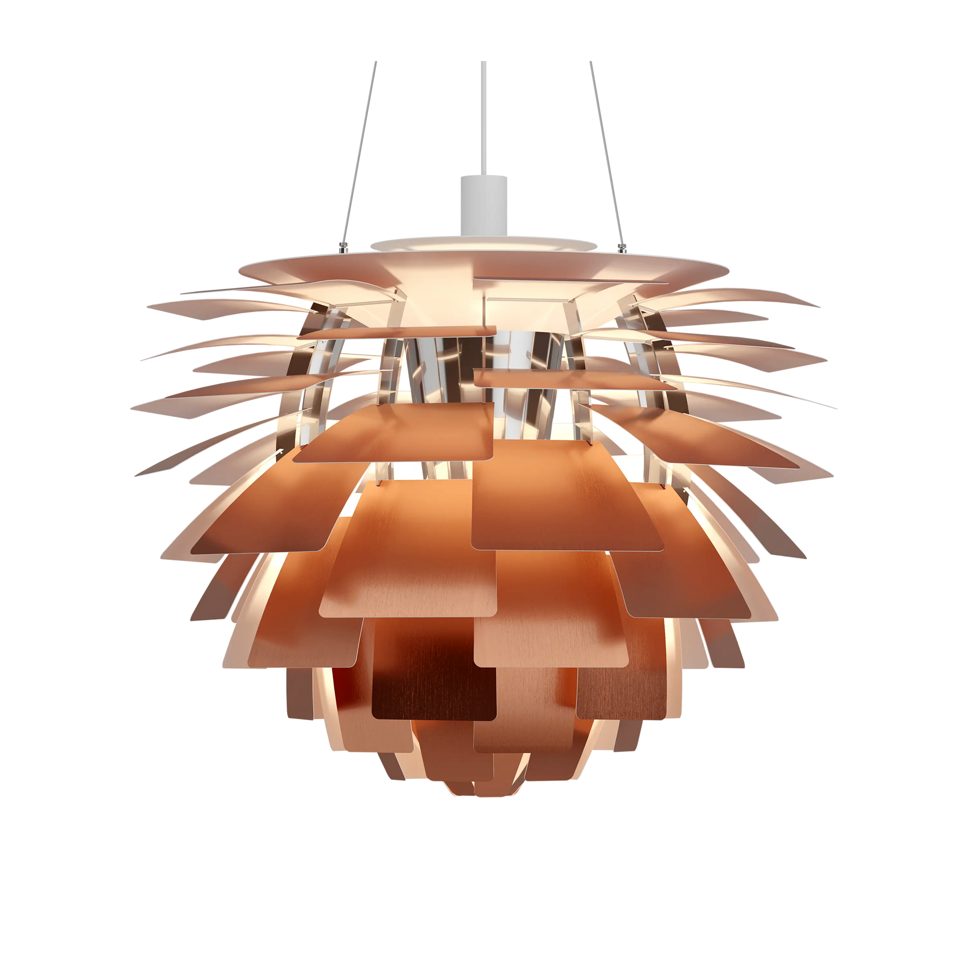 PH Artichoke Copper chandelier 28.3 inch from Malane Lighting