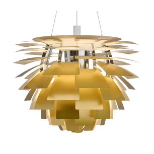 PH Artichoke Brass chandelier 33.1 inch from Malane Lighting