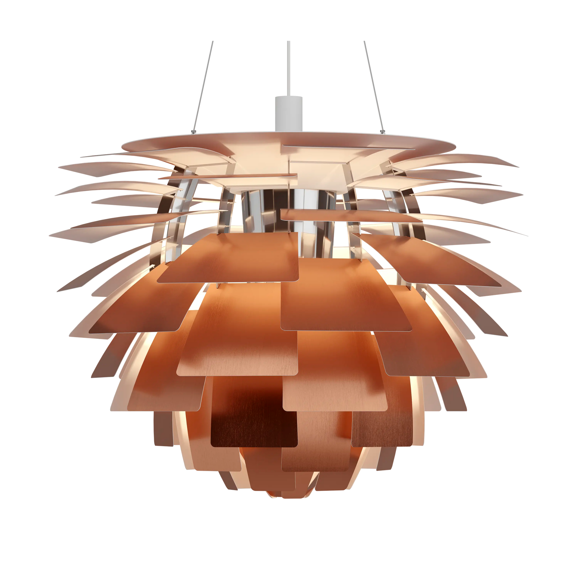 PH Artichoke Copper chandelier 33.1 inch from Malane Lighting