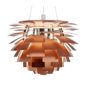 PH Artichoke Copper chandelier 33.1 inch from Malane Lighting