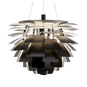 PH Artichoke Black chandelier 33.1 inch from Malane Lighting