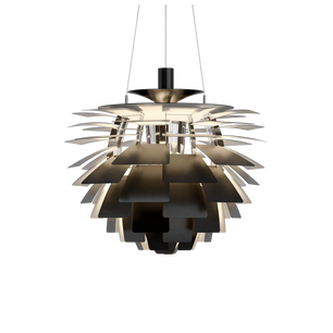 PH Artichoke Black chandelier 23.6 inch from Malane Lighting