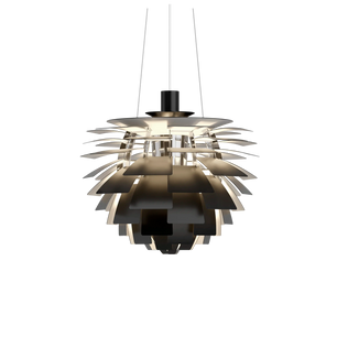 PH Artichoke Black chandelier 18.9 inch from Malane Lighting