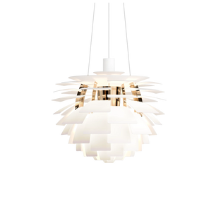 PH Artichoke Soft White with Brass Metallised chandelier 18.9 inch from Malane Lighting