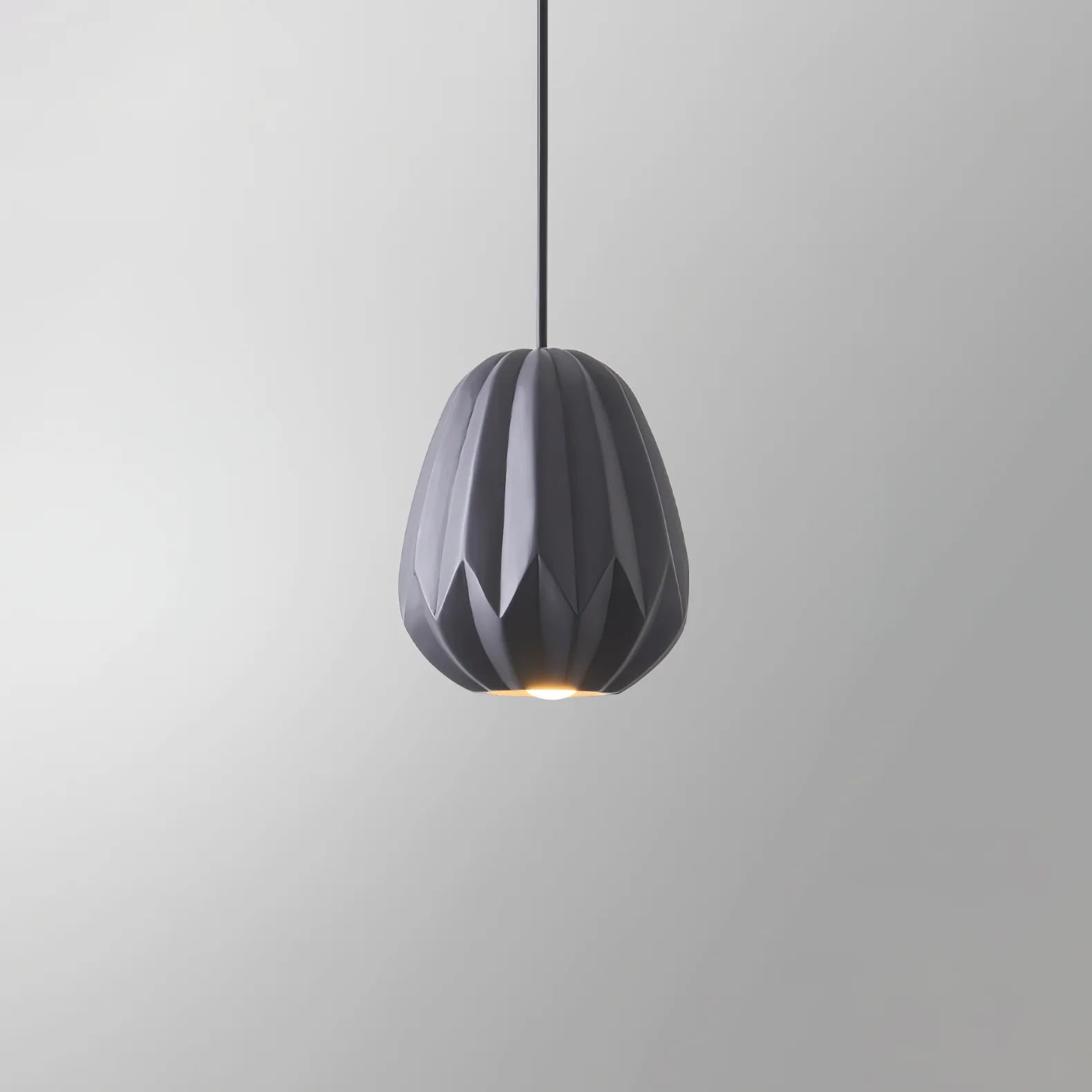 Papaya Resin Pendant Lamp