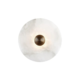 Round Alabaster Wall Lamp