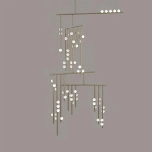 Luminous Cascade Chandelier